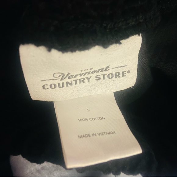 Vermont country store small black corduroy - Picture 3 of 6